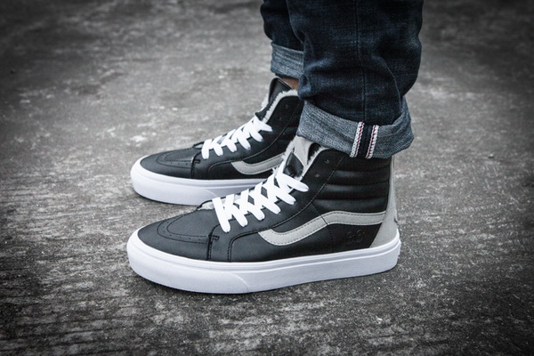 Vans High Top Shoes Women--044